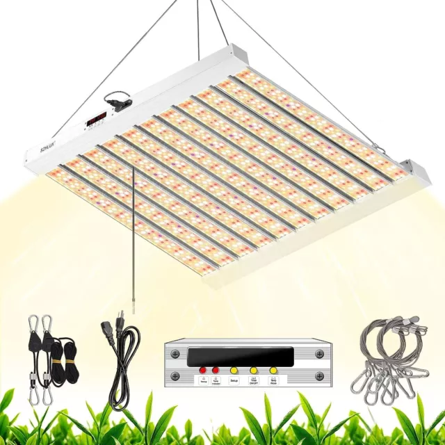 SZHLUX 500W LED Grow Light Full Spectrum Grow Lamp Dimmable for Indoor Plants