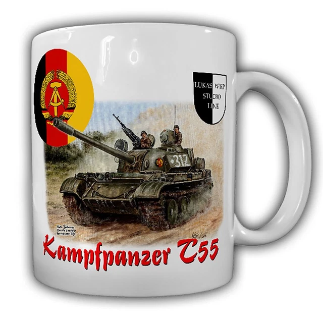 Tasse Mit Lukas Wirp Motiv – „Tiger Panzer Memel 45“ Design, Aus Keramik, 0,33 L, 8,2 Cm Durchmesser, 9,5 Cm Hoch, Spülmaschinengeeignet