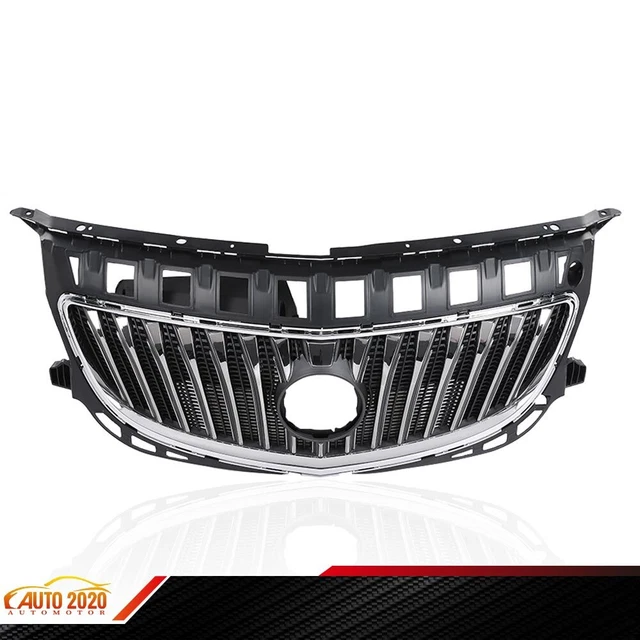 Silver Front Upper Bumper Radiator Grille Grill Fit For 2014-16 Buick Regal