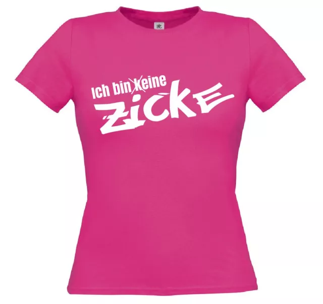 T Shirt Damen - Zickenshirt - Ich bin keine Zicke!  Fun Shirt - Girls - Geschenk