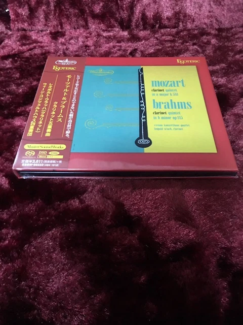 Esoteric Sacd Essw-90232 Mozart/Brahms Clarinet Quintet Wlach Urach