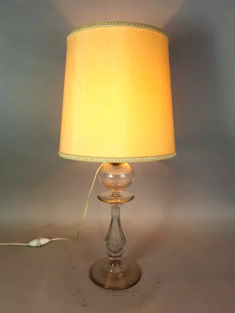 Lampada da Tavolo Piede Antico Olio Di Ricamatrice 52 CM Molto Bel Stato SB194