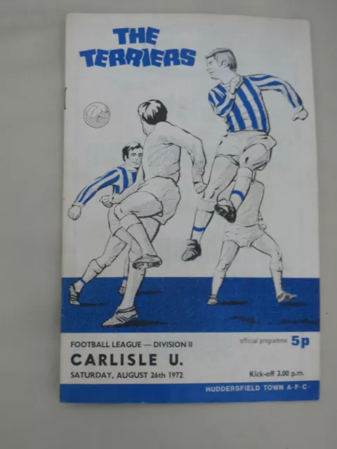 Huddersfield V Carlisle      1972/3