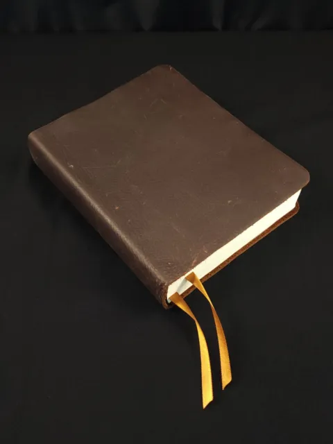 Leather Journaling Bible - ESV Single Column Journaling Bible - Rugged Leather