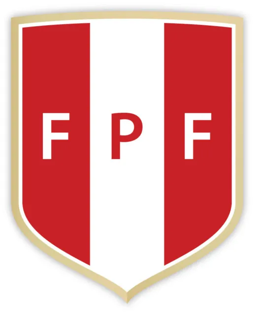 Peru team FPF  Federacion peruana de futbol Football Association sticker 4" x 5"