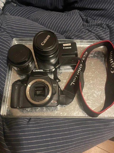 CANON EOS KISS X2 DSLR Body EF-S 18-55mm Lens JAPAN [MINT