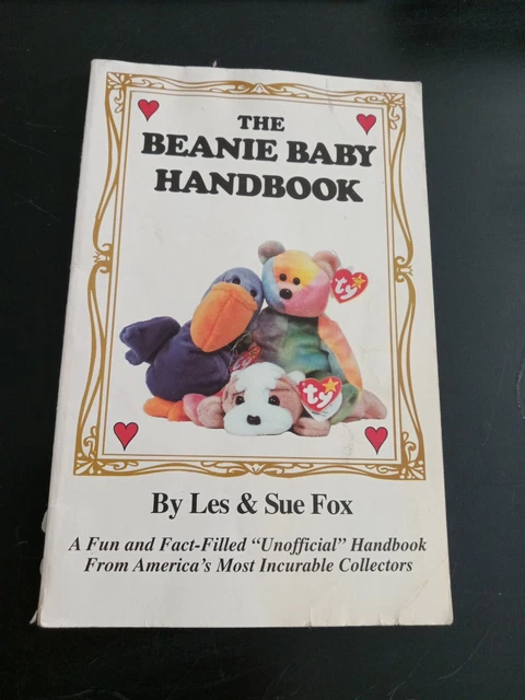 1997 The Beanie Baby Handbook Les & Sue Fox Paperback Illustrated Book