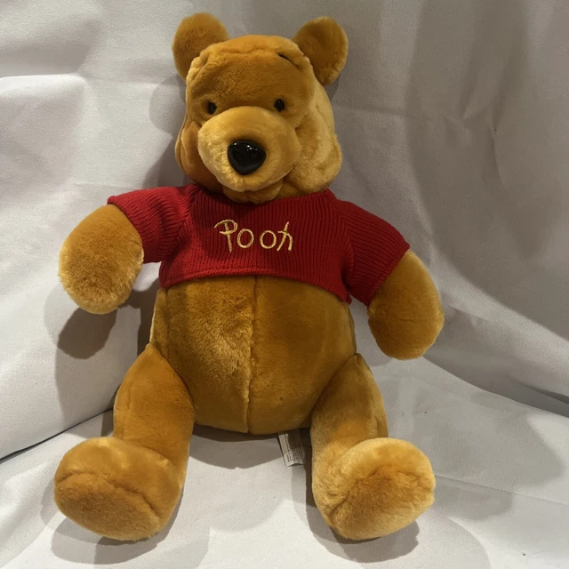 Vintage Disney disneyland resort Winnie The Pooh Plush Knitted Sweater 18 NWT 90