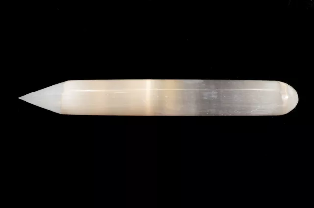 Selenite Crystal Wand 6" Natural Metaphysical Chakra Healing Reiki Crystal Gem