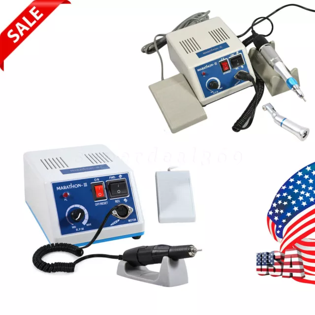 Micromotor Electric Dental Lab Marathon Polisher 35K RPM Polishing Handpiece ns