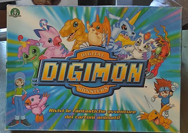 DIGIMON - Gioco in Scatola da tavolo Completo al 100% Giochi Preziosi No Pokemon