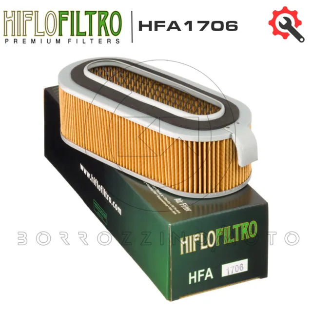 Filtro Aria Hiflo Hfa1706 Honda Cb 900 F2B,F2C,F2D 1983 > 1984
