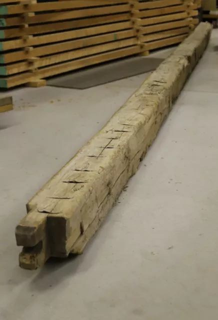 hand hewn barn beam