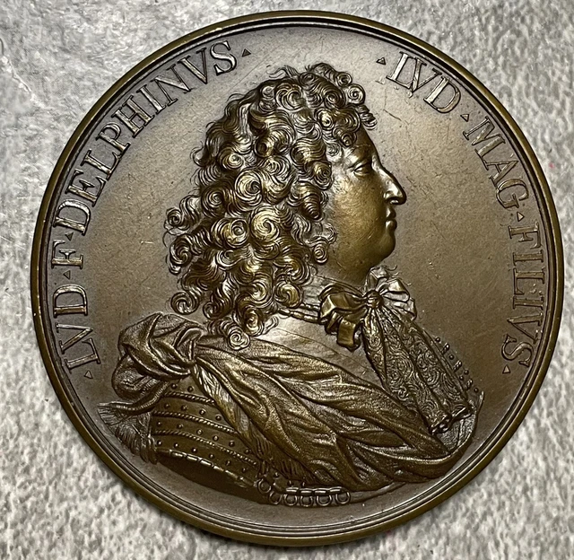 Médaille En Argent Sterling Grande-Bretagne 1704 - Victoires Britanniques Reine Anne - Pièce De Collection Vintage