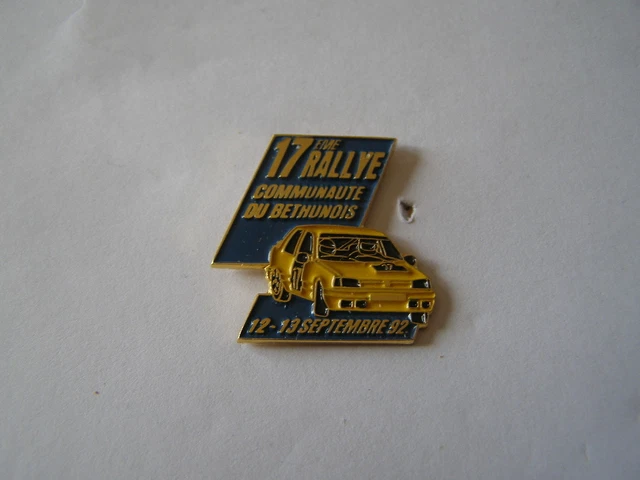 Pin's Voiture Rallye - Peugeot 309 GTI Team Alexandrovitch - Métal - Occasion