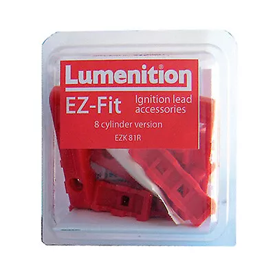 Lumenition E-Z Fit - Red - Plug Lead Accessory 6 Cylinder Kit