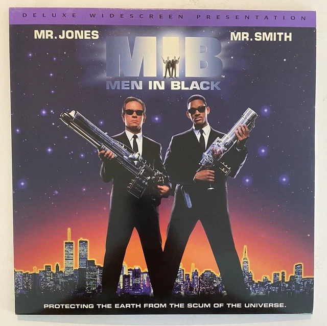 MEN IN BLACK, Laser Disc, Deluxe Widescreen Edition. Dolby, CAV & CLV