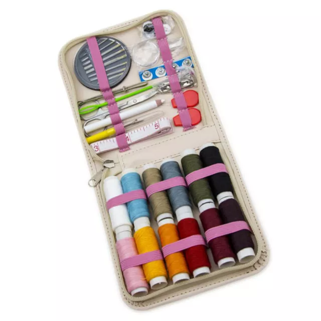 71Pc Hand Stitching Tool Set Sewing DIY Craft Thread Thimble (Assorted Color)