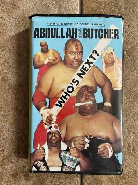 WWC ABDULLAH THE Butcher: Who’s Next? VHS Rare World Wrestling Council ...