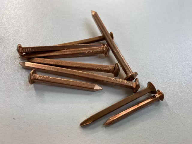 COPPER NAILS ROSEHEAD COUNTERSUNK 250g ASSORTED 1" - 2" SQUARE SHAFT HEAD STUMP