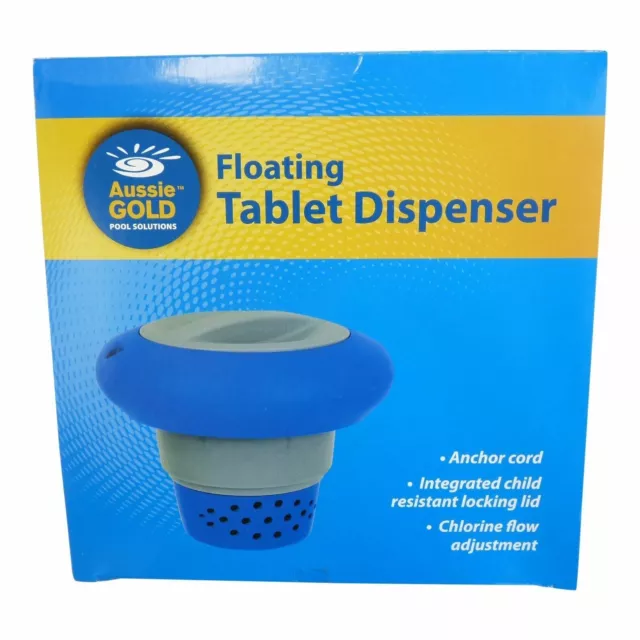 Chlorine & Bromine Floating Tablet Dispenser - Aussie Gold