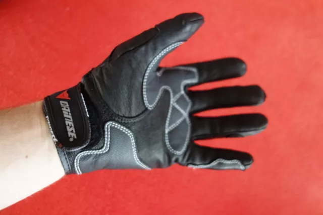 Carbon Motorradhandschuhe Handschuhe schwarz Gr. M L Dainese 2