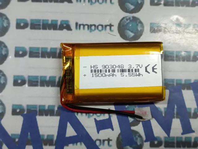 Batterie ricaricabili a litio di polimery 3.7 v 1500mAh 903048 basso drenaggio