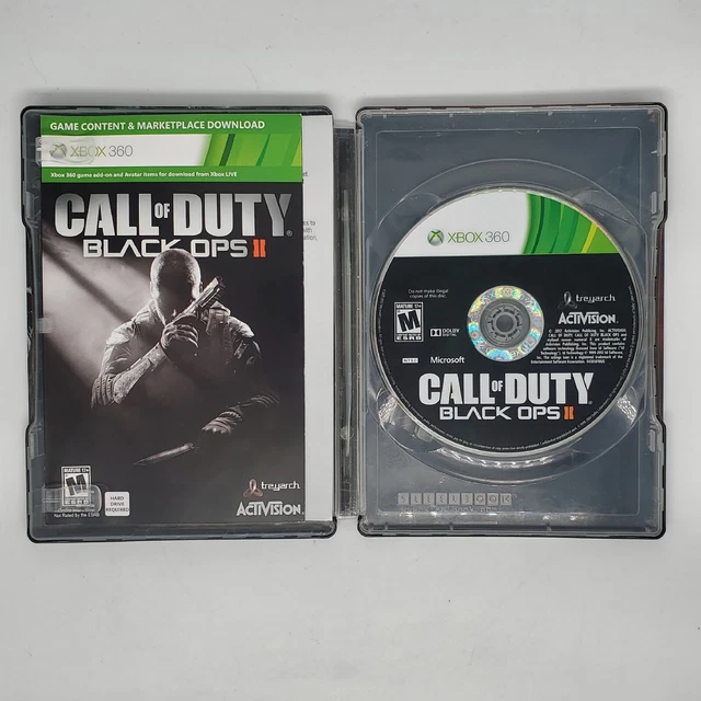 Call of Duty: Black Ops II 2 Xbox 360 Steelbook CIB w Manual Tested & Working