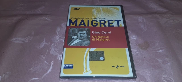 DVD NUOVO+FASCICOLO COMMISSARIO MAIGRETGINO CERVI Un natale di