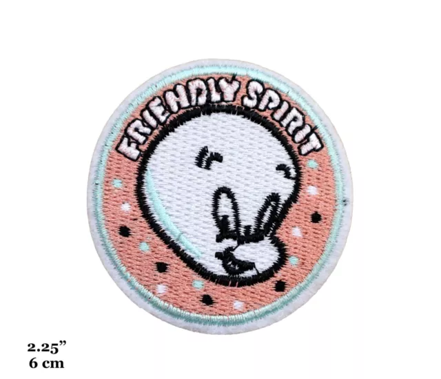 Casper the Friendly Ghost Cartoon Friendly Spirit Logo Embroidered Iron On Patch