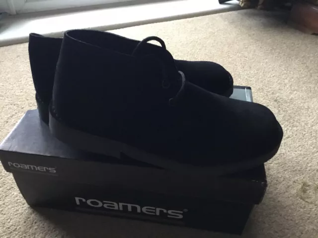 ROAMERS BLACK SUEDE Desert Boots New In Box UK 7 £15.00 - PicClick UK