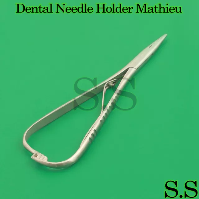 Dental Orthodontic Needle Holder Mathieus Standard 5.5" Forcep Pliers Instrument