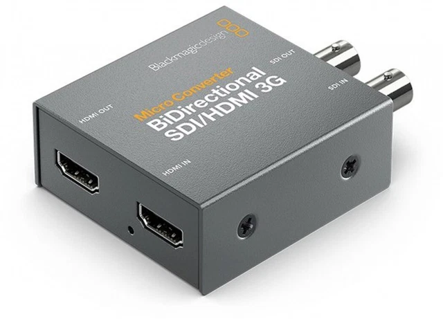 Blackmagic Micro Converter BiDirect sin fuente de alimentación SDI a HDMI 3G | Streaming-Z