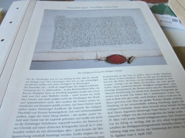 NÜRNBERG DOKU 2093 Die Heiligsprechung des Heiligen Sebald EUR 5,90 ...