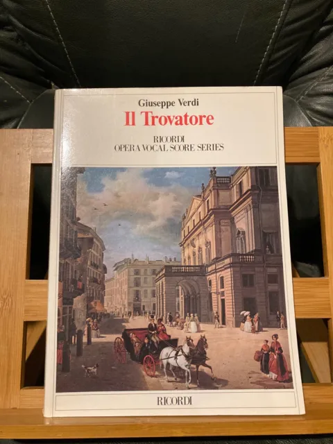 G. Verdi Il Trovatore partition chant piano éditions Ricordi