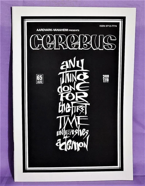 CEREBUS The AARDVARK #65 Dave Sim (Aardvark-Vanaheim 1984)