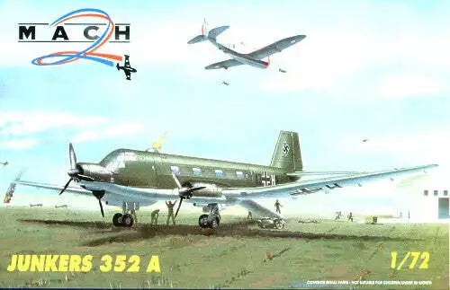 Mach 2 7231 1:72 Junkers Ju-352A 3 engined transport aircraft