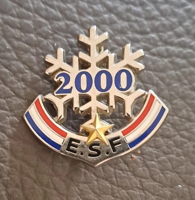 Insigne broche ski esf école  brevet