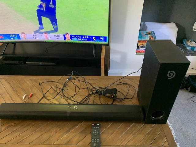 BOMAKER TAPIO III 2.1 Channel Soundbar with Sub-Woof and Remote £16.15 ...