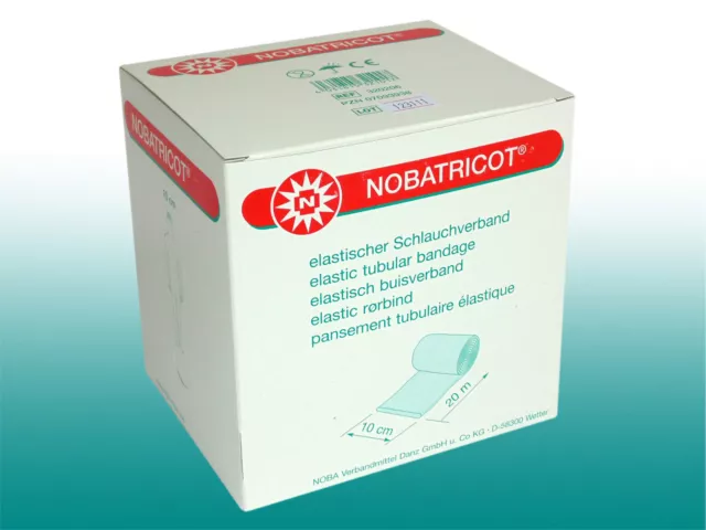 NOBATRICOT Elastischer Schlauchverband  10 cm x 20 m