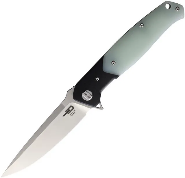Bestech Knives BG03E Swordfish G10 Linerlock Jade Folding Pocket Knife
