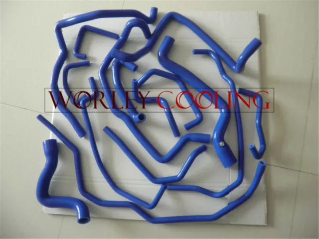 15PCS Silicone Water/Coolant Hose FOR Renault 5 R5 GT Turbo 1988-1991 1989 BLUE