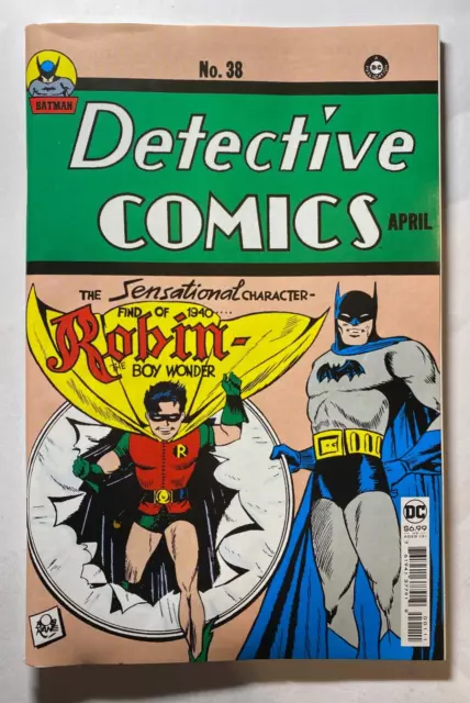 DETECTIVE COMICS #38 DC Comic VF/NM  (2022) - FACSIMILE EDITION - NICE !