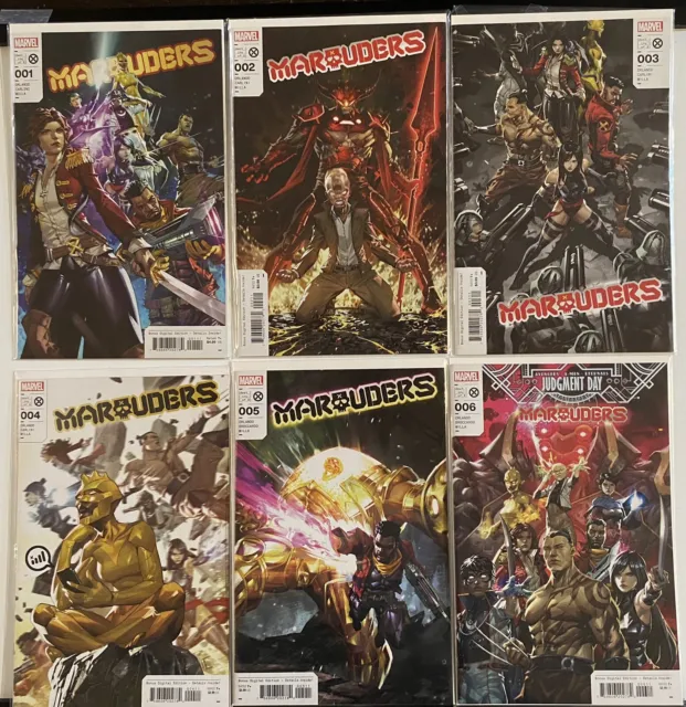 Marauders #1 - 6 Comic Lot 2nd Series X-Men Marvel Comics Combine/Free Shipping