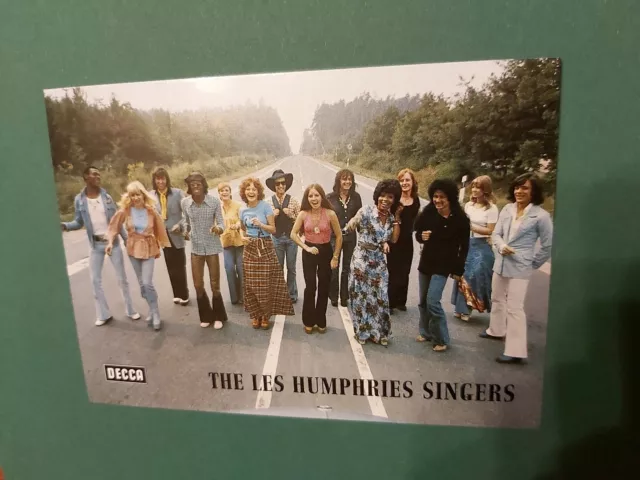 The Les Humphries Singers, Musik , Decca Autogrammkarte