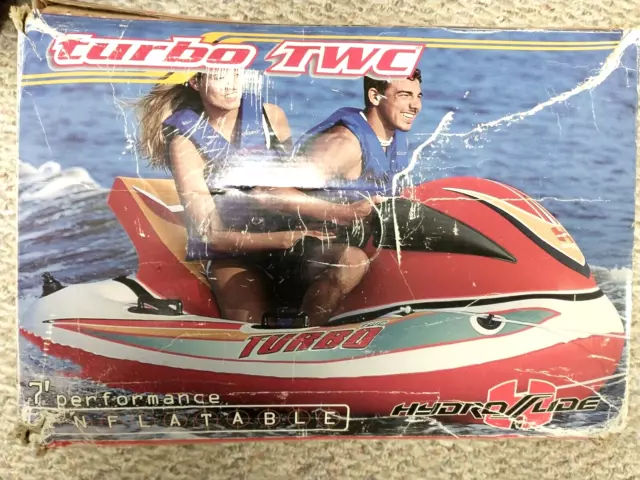 VNTG Hydroslide TWC Turbo Towable Unused In Original Box 7'X4' Jet Ski Boat Toy