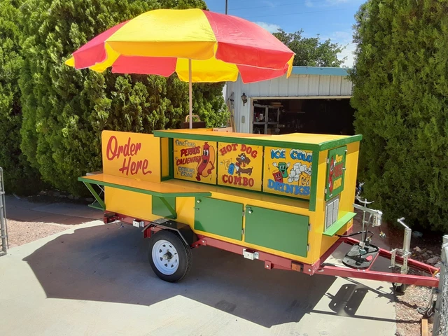 Hot Dog Cart (4ft x 8ft Self Contained Mobile Cart)