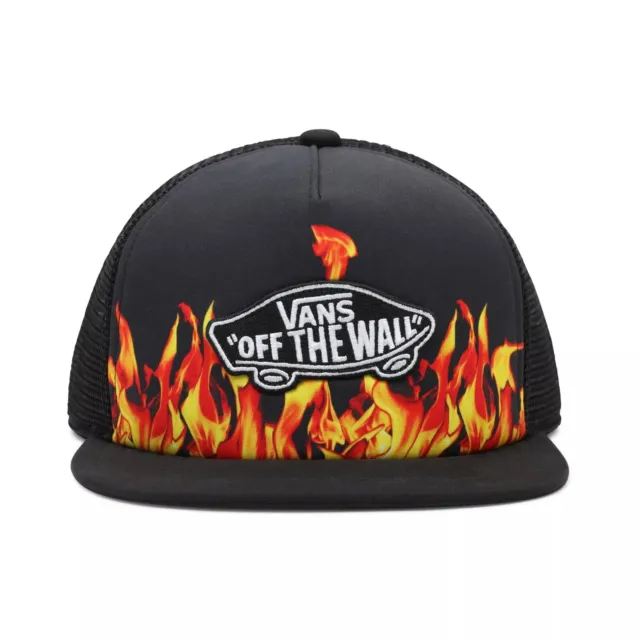 Vans Boys Classic Patch Trucker Cap / Black Flame / RRP £21