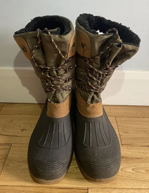 CANADIAN AJS BLACKFOX Willmore Mens Winter Waterproof Snow Duck Boots ...