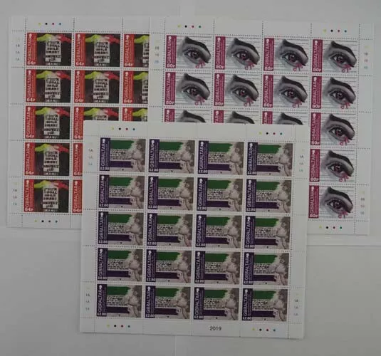 2019 Gibraltar; 100 Serien Frauentag, postfrisch/MNH, MiNr. 1898/900, ME 1000,-
